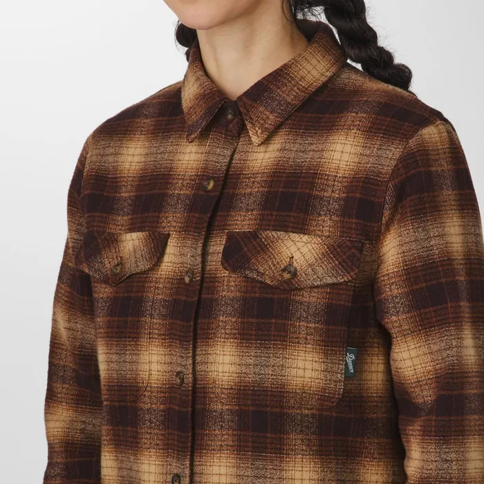 Danner Shirts Sauvie Cotton Flannel Shirt Espresso Plaid 8211 Women Danner Shirts Sauvie Cotton Flannel Shirt Espresso Plaid 8211 Women