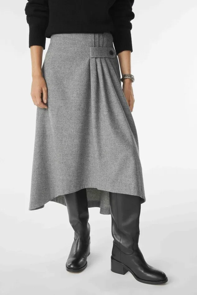 DomiMidi Skirt Clothing Baandsh Skirts and Shorts