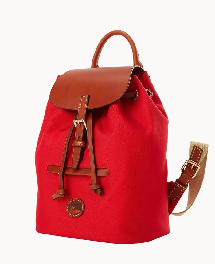 Dooney and Bourke Backpacks Nylon Small Allie Backpack Red 8211 WomenMen