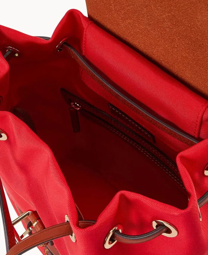 Dooney and Bourke Backpacks Nylon Small Allie Backpack Red 8211 WomenMen