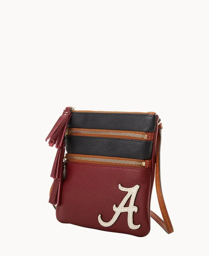 Dooney and Bourke Crossbodies Collegiate University Of Alabama Triple Zip Crossbody University Of Alabama 8211 WomenMen Dooney and Bourke Crossbodies Collegiate University Of Alabama Triple Zip Crossbody University Of Alabama 8211 WomenMen