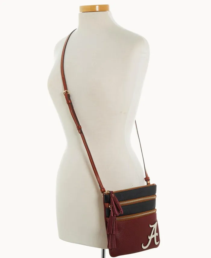 Dooney and Bourke Crossbodies Collegiate University Of Alabama Triple Zip Crossbody University Of Alabama 8211 WomenMen Dooney and Bourke Crossbodies Collegiate University Of Alabama Triple Zip Crossbody University Of Alabama 8211 WomenMen