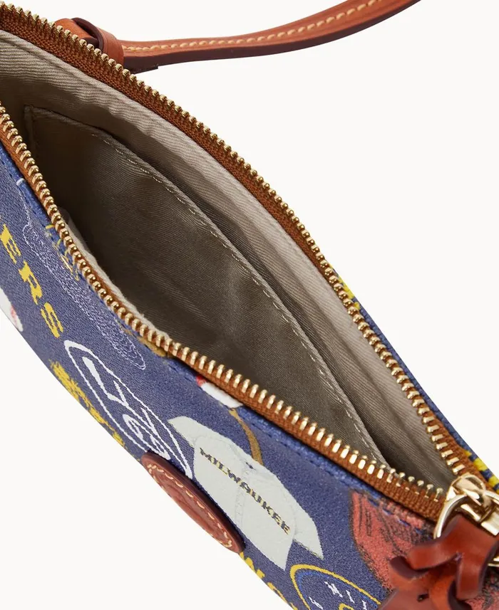 Dooney and Bourke Crossbodies MLB Brewers Top Zip Crossbody Brewers 8211 WomenMen Dooney and Bourke Crossbodies MLB Brewers Top Zip Crossbody Brewers 8211 WomenMen