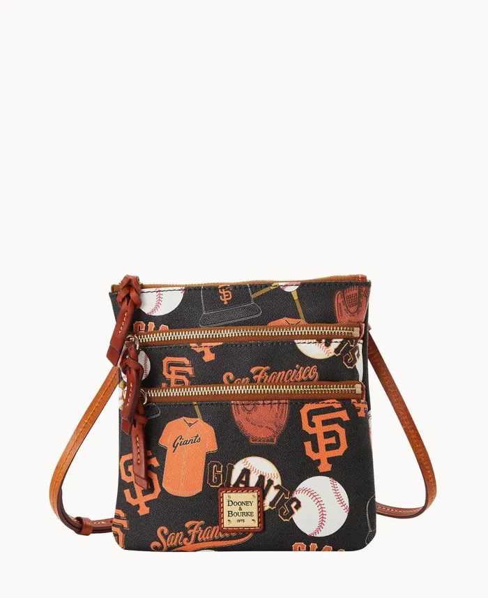 Dooney and Bourke Crossbodies MLB Giants N S Triple Zip Crossbody Giants 8211 WomenMen Dooney and Bourke Crossbodies MLB Giants N S Triple Zip Crossbody Giants 8211 WomenMen
