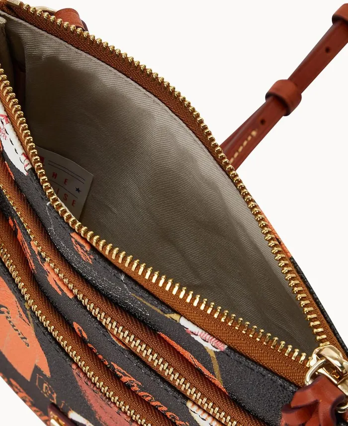 Dooney and Bourke Crossbodies MLB Giants N S Triple Zip Crossbody Giants 8211 WomenMen Dooney and Bourke Crossbodies MLB Giants N S Triple Zip Crossbody Giants 8211 WomenMen