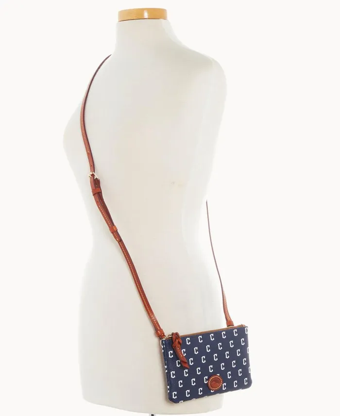 Dooney and Bourke Crossbodies MLB Guardians Top Zip Crossbody Guardians 8211 WomenMen Dooney and Bourke Crossbodies MLB Guardians Top Zip Crossbody Guardians 8211 WomenMen