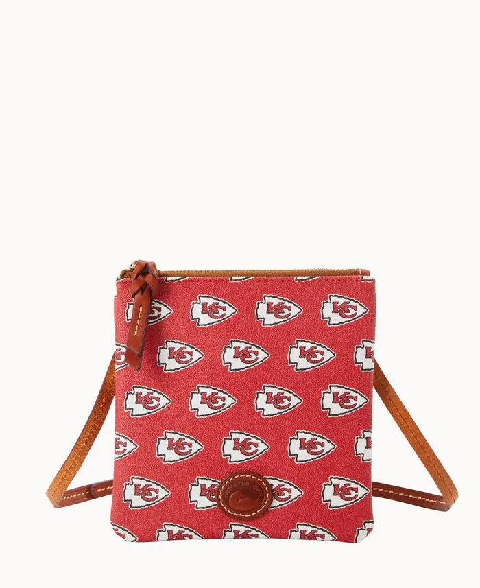Dooney and Bourke Crossbodies NFL Chiefs Small North South Top Zip Crossbody Chiefs 8211 WomenMen Dooney and Bourke Crossbodies NFL Chiefs Small North South Top Zip Crossbody Chiefs 8211 WomenMen