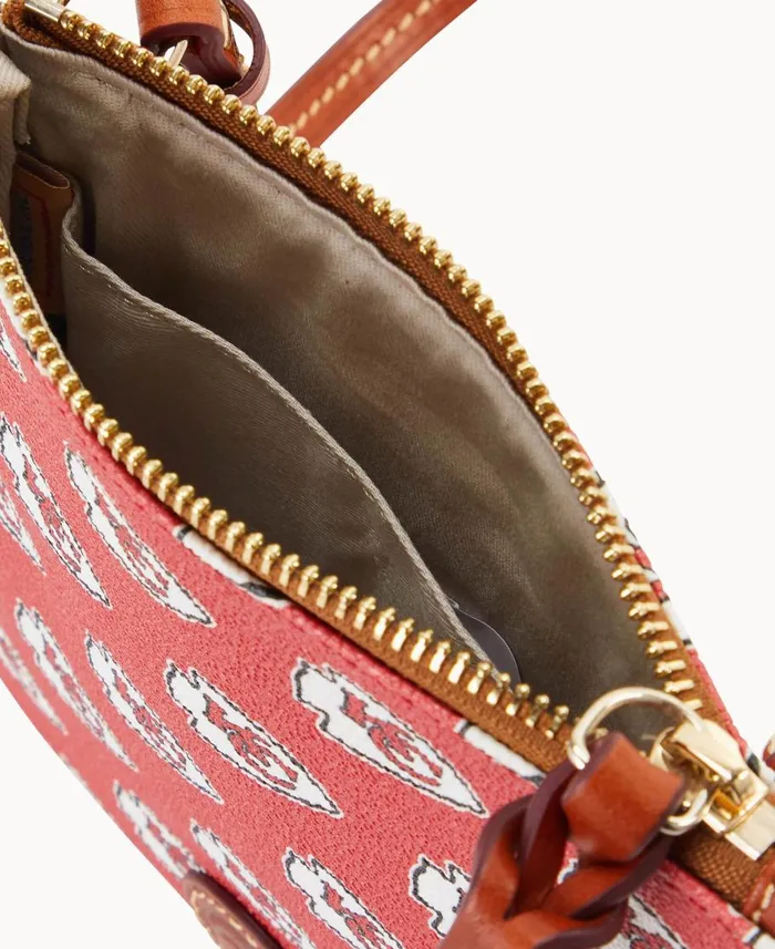 Dooney and Bourke Crossbodies NFL Chiefs Small North South Top Zip Crossbody Chiefs 8211 WomenMen Dooney and Bourke Crossbodies NFL Chiefs Small North South Top Zip Crossbody Chiefs 8211 WomenMen
