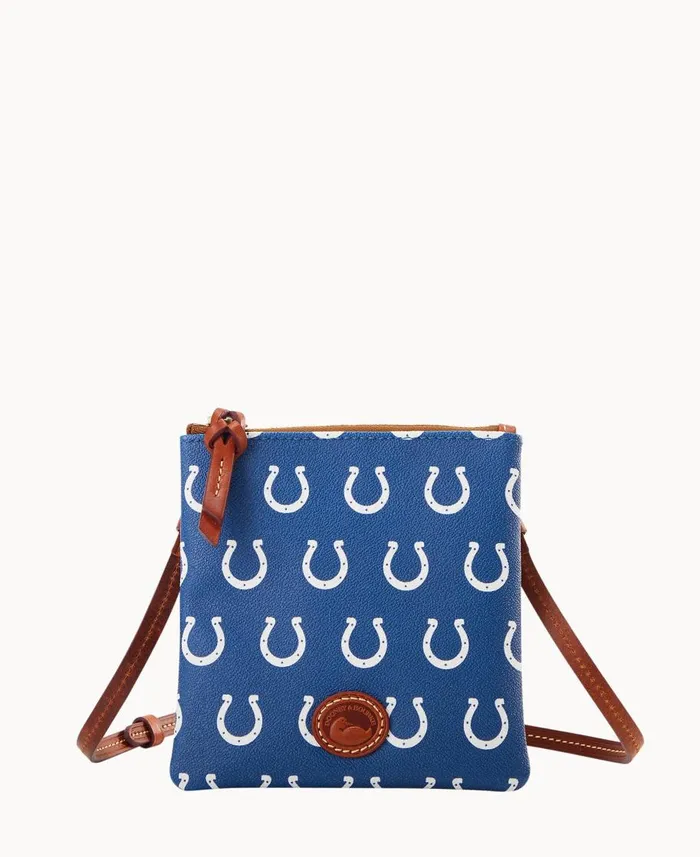 Dooney and Bourke Crossbodies NFL Colts Small North South Top Zip Crossbody Colts 8211 WomenMen Dooney and Bourke Crossbodies NFL Colts Small North South Top Zip Crossbody Colts 8211 WomenMen