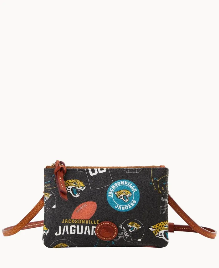 Dooney and Bourke Crossbodies NFL Jaguars Top Zip Crossbody Jaguars 8211 WomenMen Dooney and Bourke Crossbodies NFL Jaguars Top Zip Crossbody Jaguars 8211 WomenMen