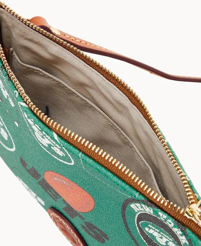 Dooney and Bourke Crossbodies NFL Jets Top Zip Crossbody Jets 8211 WomenMen