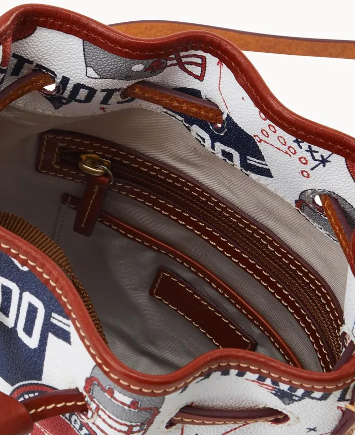 Dooney and Bourke Crossbodies NFL Patriots Small Drawstring Patriots 8211 WomenMen