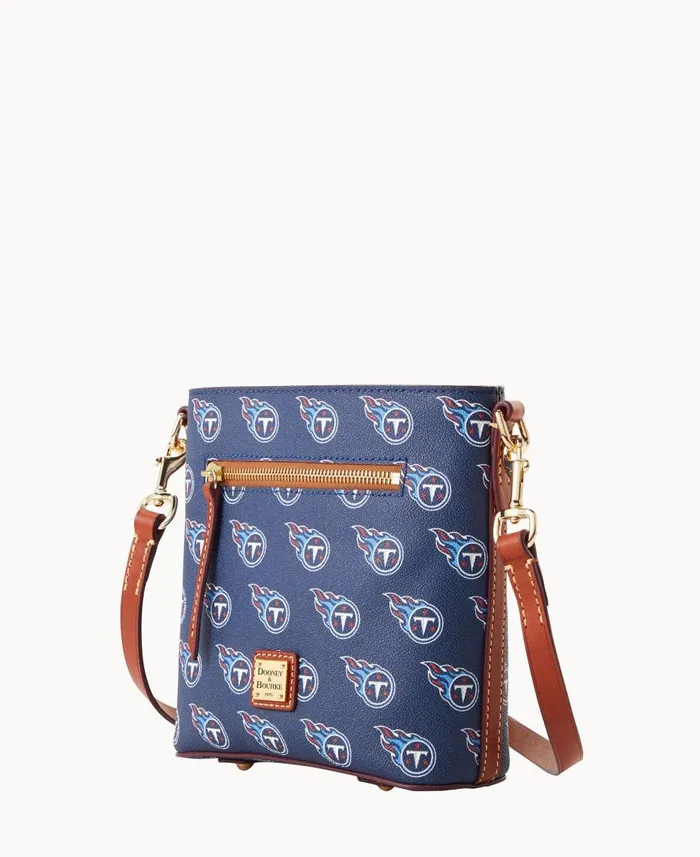 Dooney and Bourke Crossbodies NFL Titans Small Zip Crossbody Titans 8211 WomenMen Dooney and Bourke Crossbodies NFL Titans Small Zip Crossbody Titans 8211 WomenMen
