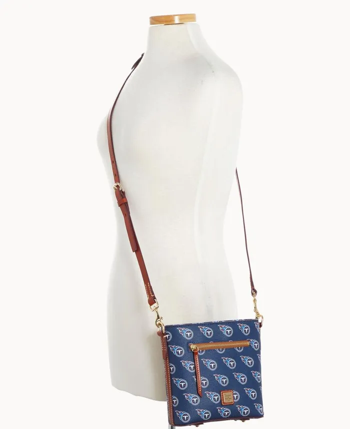 Dooney and Bourke Crossbodies NFL Titans Small Zip Crossbody Titans 8211 WomenMen Dooney and Bourke Crossbodies NFL Titans Small Zip Crossbody Titans 8211 WomenMen