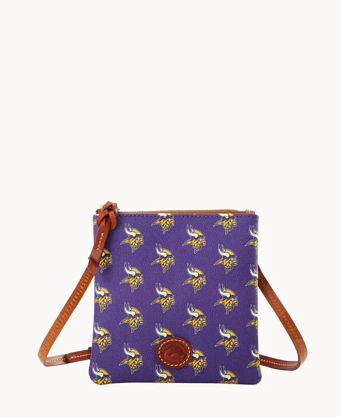 Dooney and Bourke Crossbodies NFL Vikings Small North South Top Zip Crossbody Vikings 8211 WomenMen Dooney and Bourke Crossbodies NFL Vikings Small North South Top Zip Crossbody Vikings 8211 WomenMen