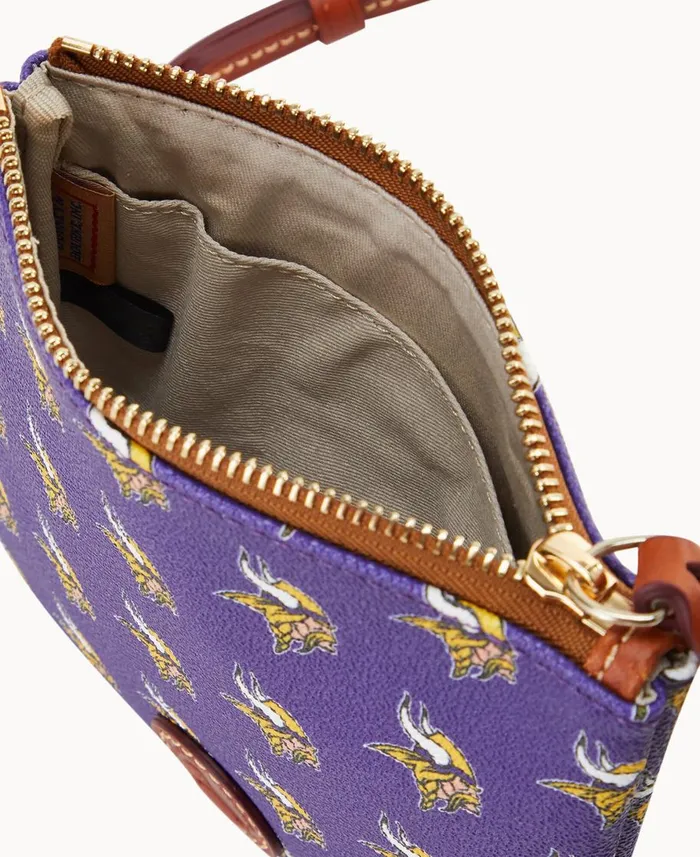 Dooney and Bourke Crossbodies NFL Vikings Small North South Top Zip Crossbody Vikings 8211 WomenMen Dooney and Bourke Crossbodies NFL Vikings Small North South Top Zip Crossbody Vikings 8211 WomenMen
