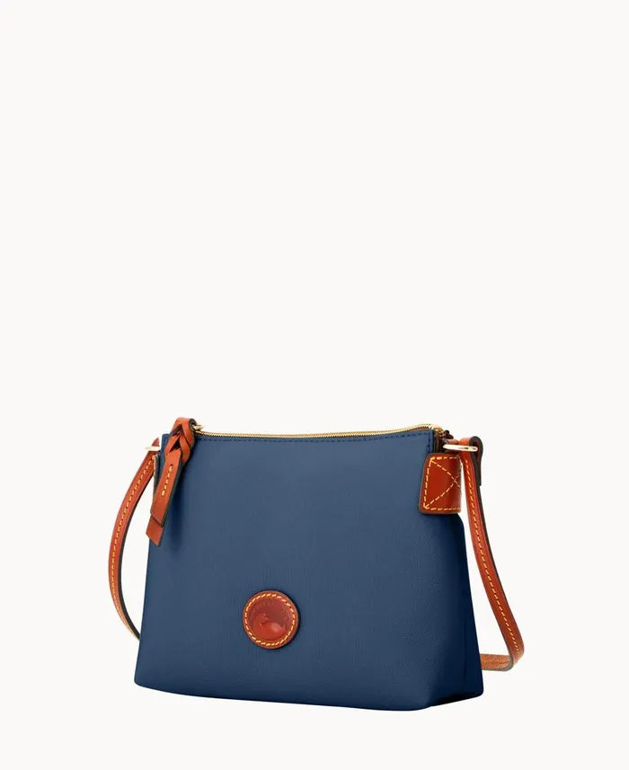 Dooney and Bourke Crossbodies Nylon Crossbody Pouchette Navy 8211 WomenMen