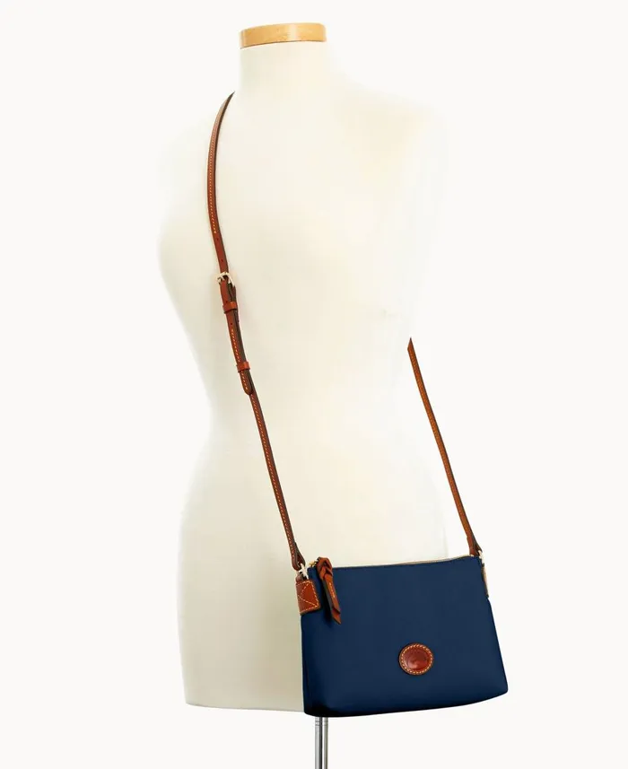 Dooney and Bourke Crossbodies Nylon Crossbody Pouchette Navy 8211 WomenMen