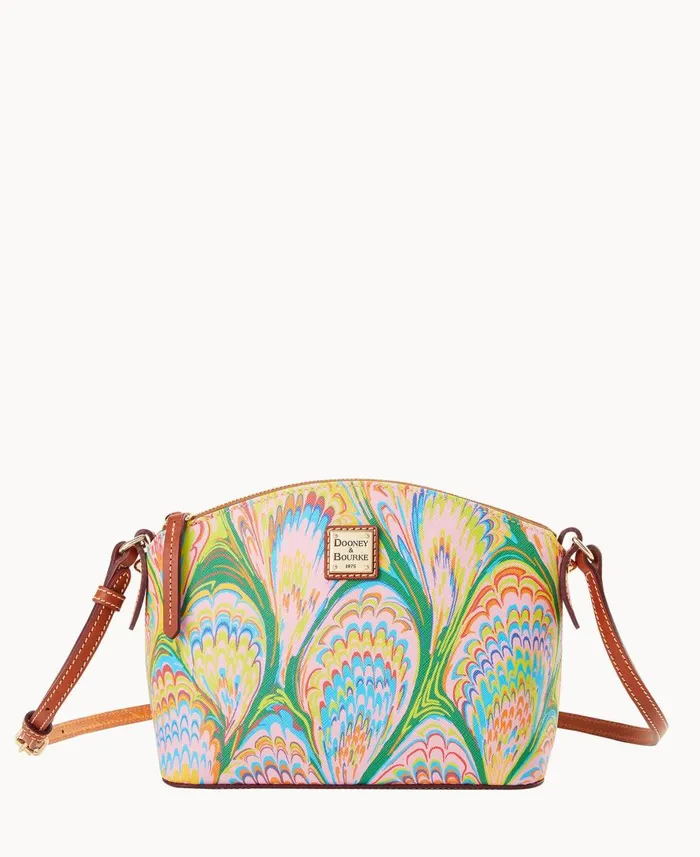 Dooney and Bourke Crossbodies Plumes Suki Crossbody Pink 8211 WomenMen