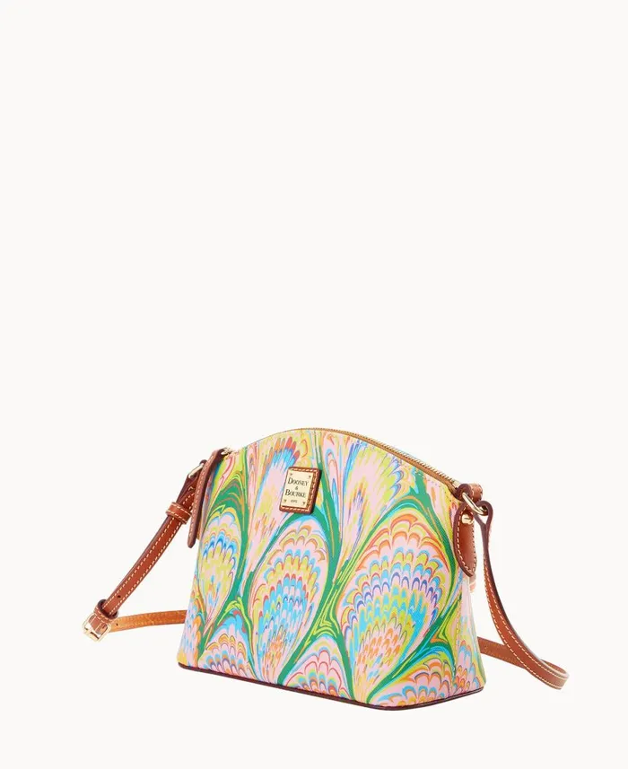 Dooney and Bourke Crossbodies Plumes Suki Crossbody Pink 8211 WomenMen