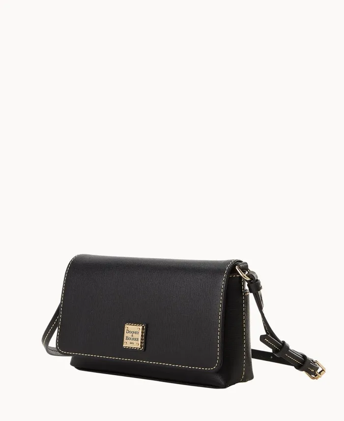 Dooney and Bourke Crossbodies Saffiano Betsy Crossbody Black 8211 WomenMen