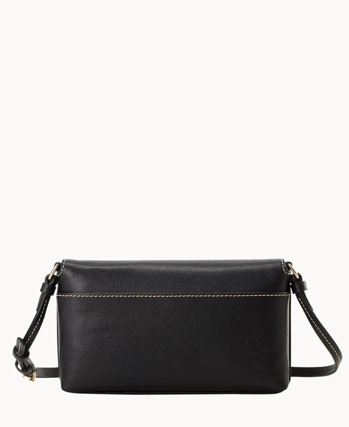 Dooney and Bourke Crossbodies Saffiano Betsy Crossbody Black 8211 WomenMen
