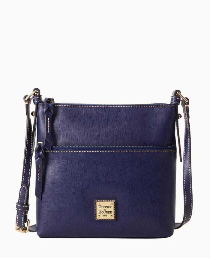 Dooney and Bourke Crossbodies Saffiano Letter Carrier Marine 8211 WomenMen
