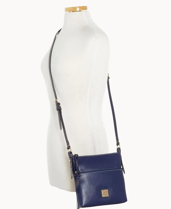 Dooney and Bourke Crossbodies Saffiano Letter Carrier Marine 8211 WomenMen