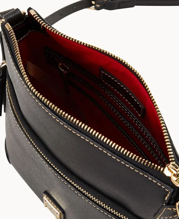 Dooney and Bourke Crossbodies Saffiano Small Tassel Crossbody Black 8211 WomenMen Dooney and Bourke Crossbodies Saffiano Small Tassel Crossbody Black 8211 WomenMen