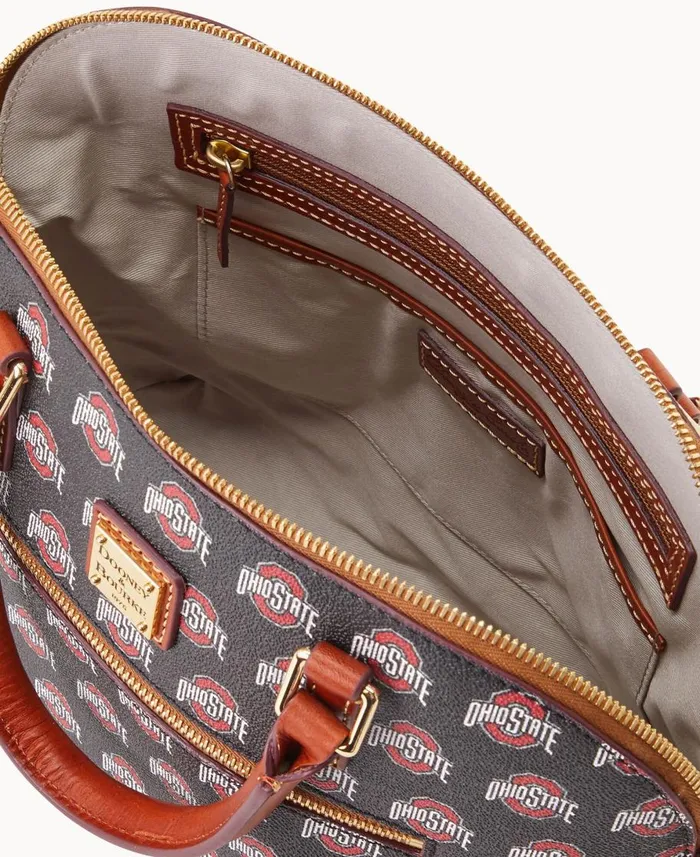 Dooney and Bourke Satchels Collegiate Ohio State University Domed Zip Satchel Ohio State 8211 WomenMen Dooney and Bourke Satchels Collegiate Ohio State University Domed Zip Satchel Ohio State 8211 WomenMen