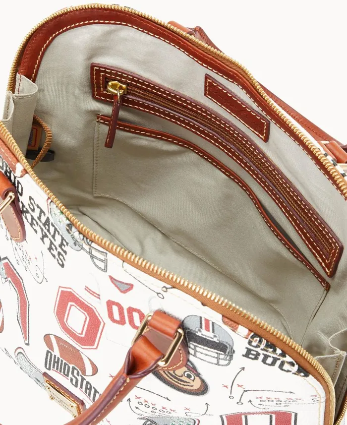 Dooney and Bourke Satchels Collegiate Ohio State University Zip Zip Satchel Ohio State 8211 WomenMen