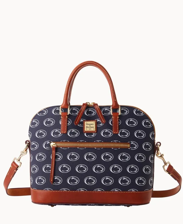 Dooney and Bourke Satchels Collegiate Penn State University Domed Zip Satchel Penn State 8211 WomenMen Dooney and Bourke Satchels Collegiate Penn State University Domed Zip Satchel Penn State 8211 WomenMen