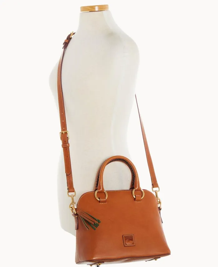 Dooney and Bourke Satchels Florentine Domed Satchel Natural 8211 WomenMen
