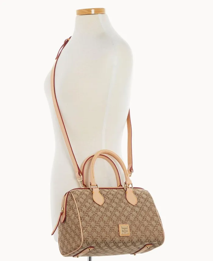 Dooney and Bourke Satchels Maritime Barrel Satchel Brown 8211 WomenMen