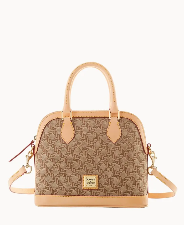 Dooney and Bourke Satchels Maritime Satchel Brown 8211 WomenMen