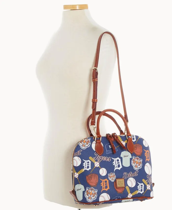 Dooney and Bourke Satchels MLB Rays Zip Zip Satchel Rays 8211 WomenMen