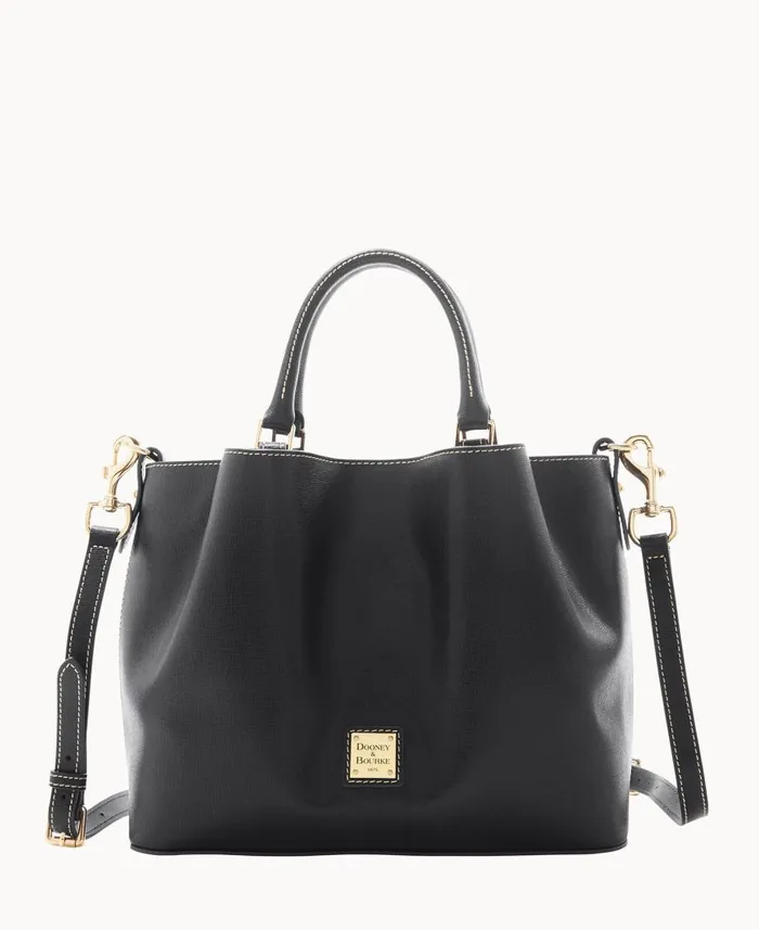 Dooney and Bourke Satchels Saffiano Barlow Black 8211 WomenMen
