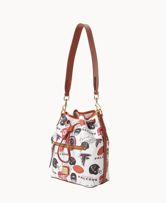Dooney and Bourke Shoulder Bags NFL Falcons Drawstring Falcons 8211 WomenMen Dooney and Bourke Shoulder Bags NFL Falcons Drawstring Falcons 8211 WomenMen
