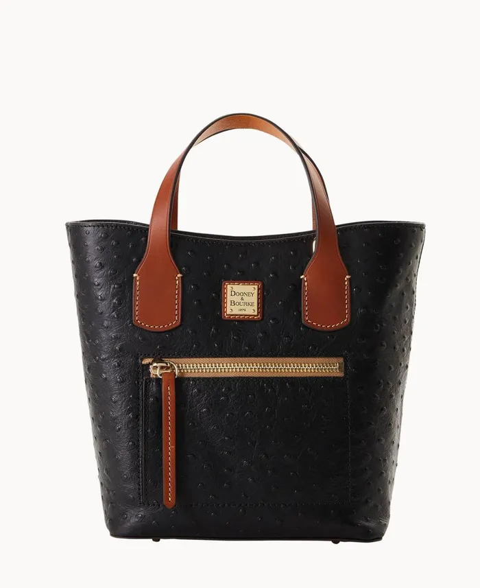 Dooney and Bourke Shoulder Bags Ostrich Brinley Black 8211 WomenMen