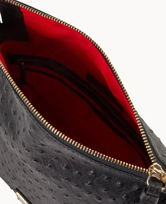 Dooney and Bourke Shoulder Bags Ostrich Randy Black 8211 WomenMen