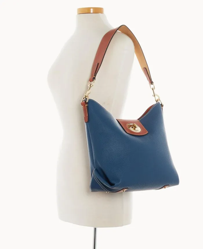 Dooney and Bourke Shoulder Bags Pebble Turnlock Sac 30 Jeans 8211 WomenMen