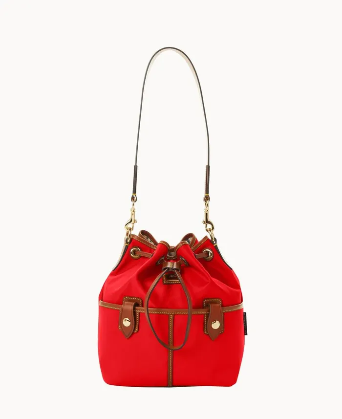 Dooney and Bourke Shoulder Bags Wayfarer Drawstring Red 8211 WomenMen