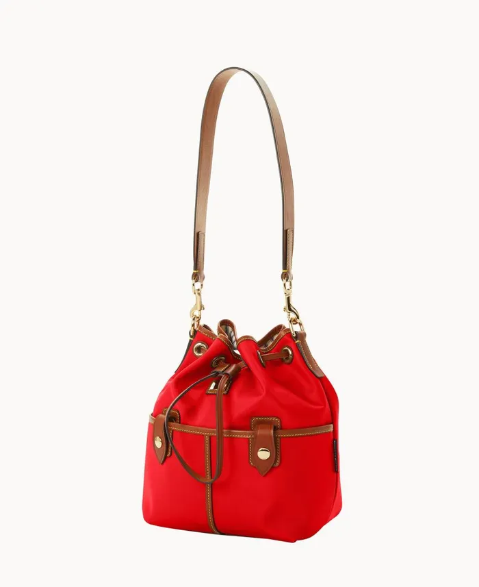 Dooney and Bourke Shoulder Bags Wayfarer Drawstring Red 8211 WomenMen