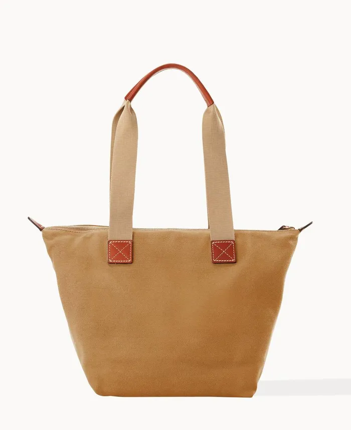 Dooney and Bourke Totes Canvas Carryall 28 Beige 8211 WomenMen
