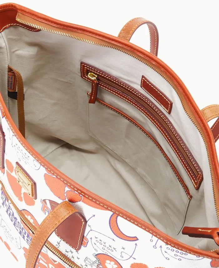 Dooney and Bourke Totes Collegiate Clemson University Tote Clemson 8211 WomenMen Dooney and Bourke Totes Collegiate Clemson University Tote Clemson 8211 WomenMen