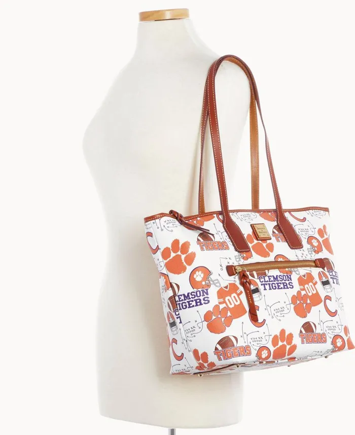 Dooney and Bourke Totes Collegiate Clemson University Tote Clemson 8211 WomenMen Dooney and Bourke Totes Collegiate Clemson University Tote Clemson 8211 WomenMen