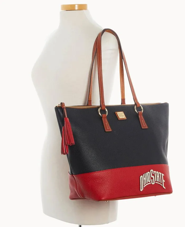 Dooney and Bourke Totes Collegiate Ohio State Tobi Tote Ohio State 8211 WomenMen Dooney and Bourke Totes Collegiate Ohio State Tobi Tote Ohio State 8211 WomenMen