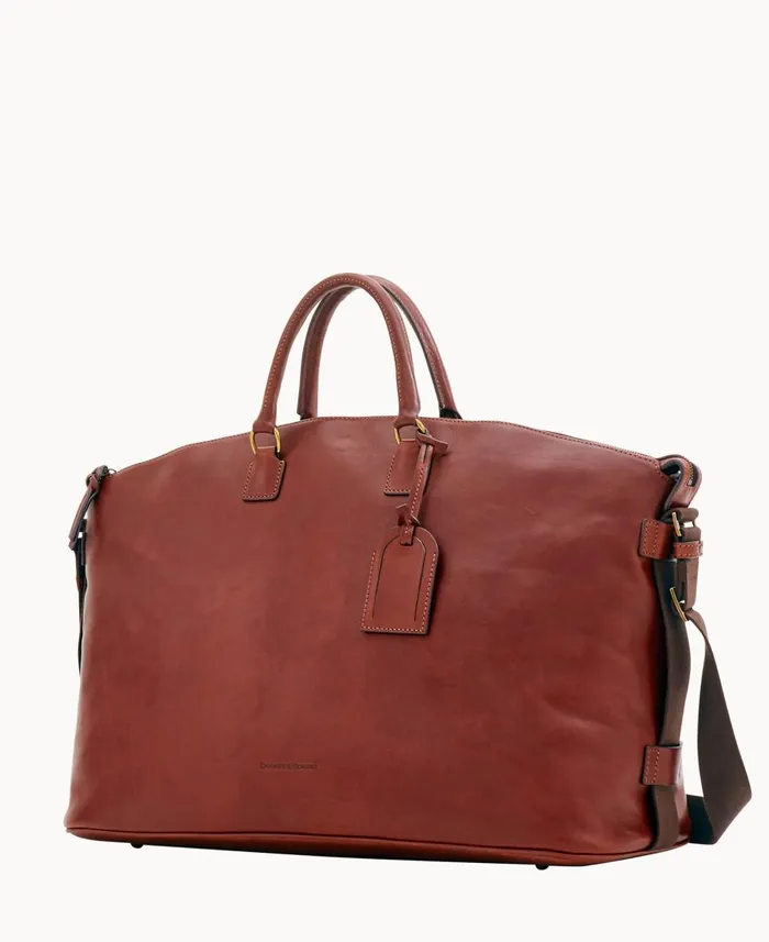 Dooney and Bourke Travel Florentine Weekender Chestnut 8211 WomenMen