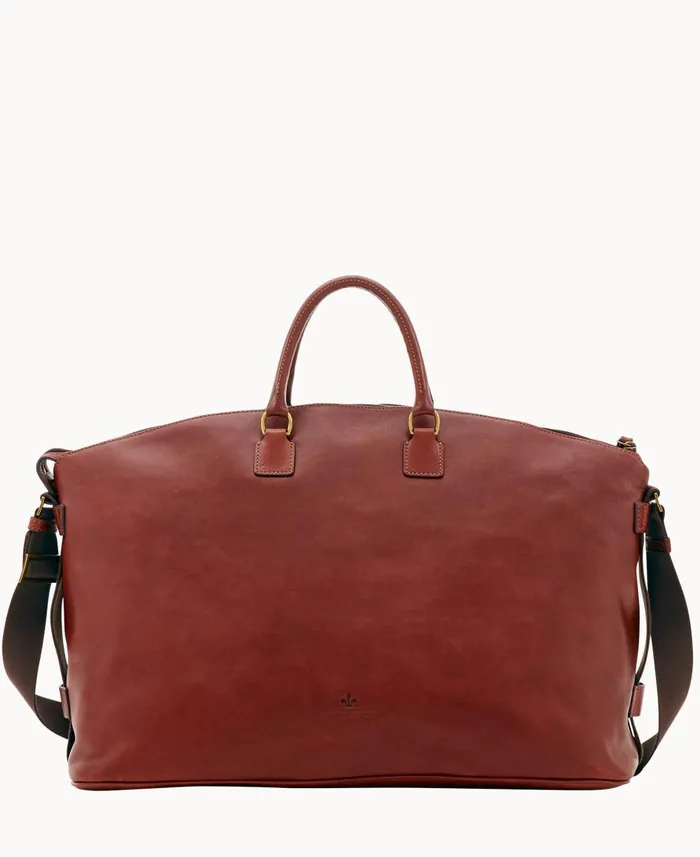 Dooney and Bourke Travel Florentine Weekender Chestnut 8211 WomenMen