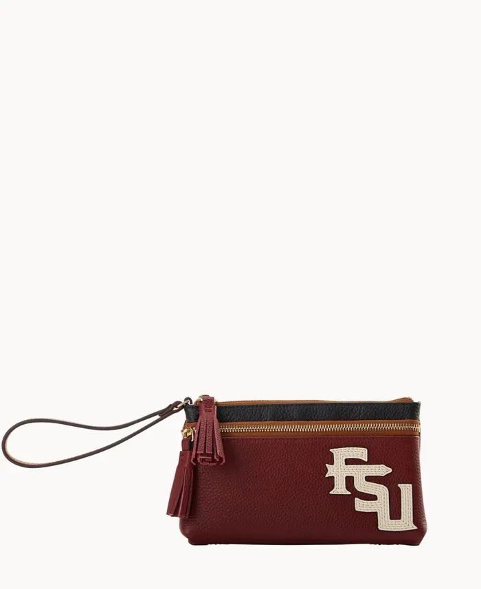 Dooney and Bourke Wallets Collegiate Florida State Double Zip Wristlet Florida State 8211 WomenMen Dooney and Bourke Wallets Collegiate Florida State Double Zip Wristlet Florida State 8211 WomenMen
